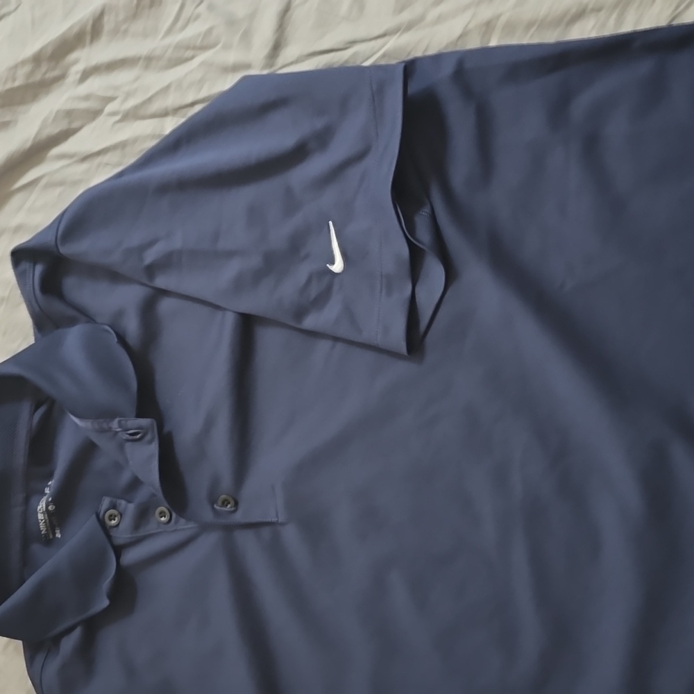 Bundle: Men's Pink (Ralph Lauren Golf) and Navy (Nike Golf) Polo Golf Shirt Set - Picture 13 of 15